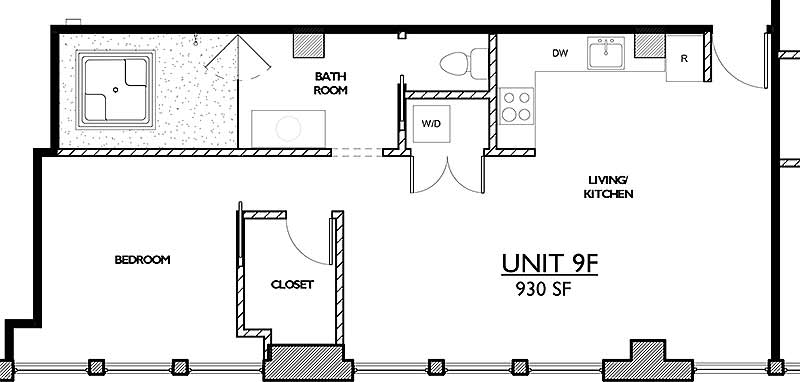 Residences 221 - Floor Plan 9F