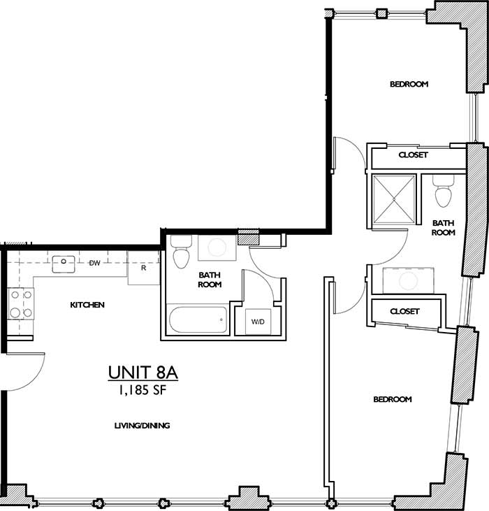Residences 221 - Floor Plan 8A