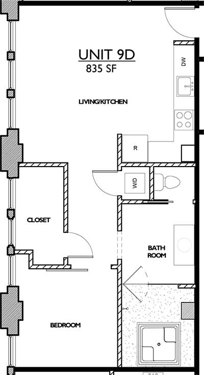 Residences 221 - Floorplan 9D
